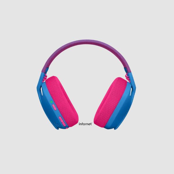 Auriculares Gaming Inalámbrico con Micrófono Logitech G435/ Bluetooth/ Azul y Frambuesa