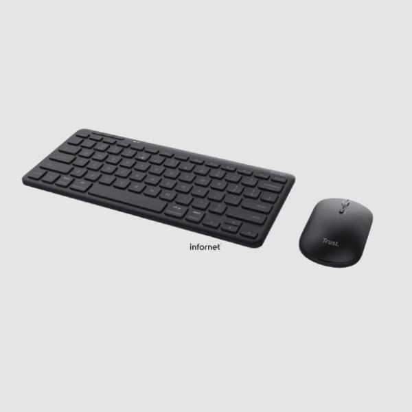 KIT TECLADO + RATON LYRA WIRELESS RECARGABLE TRUST