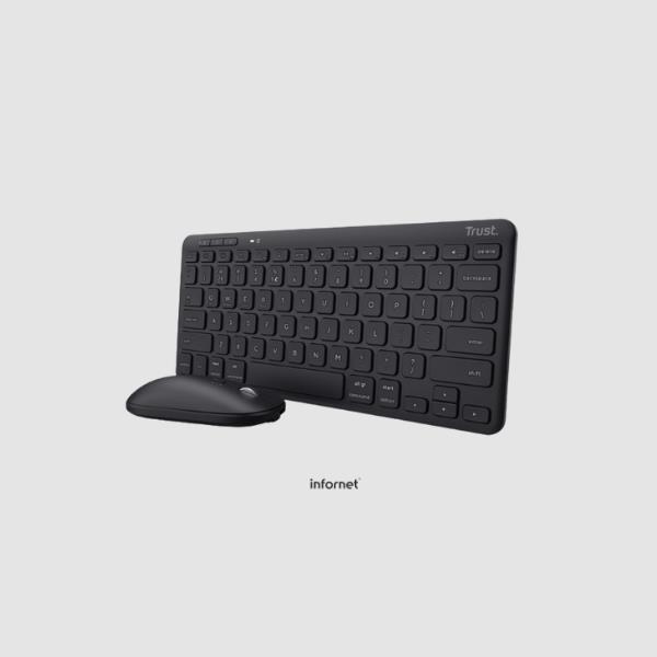 KIT TECLADO + RATON LYRA WIRELESS RECARGABLE TRUST