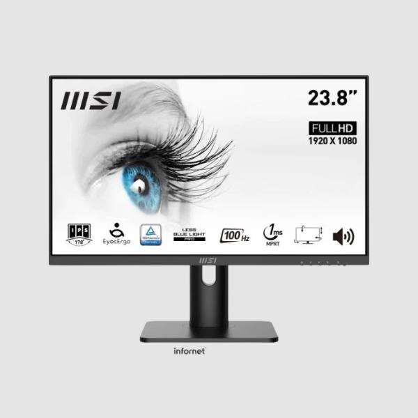 MSI Pro MP243XP Pantalla Para PC 1920 x 1080 Pixeles Full HD Negro Multimedia