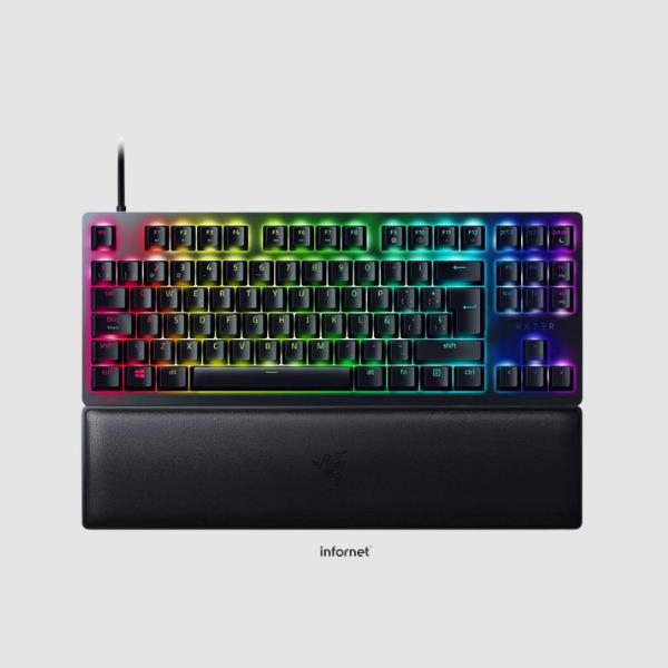 Razer Huntsman V2 TKL Teclado Mecánico Gaming RGB Switch Óptico Lineal Red