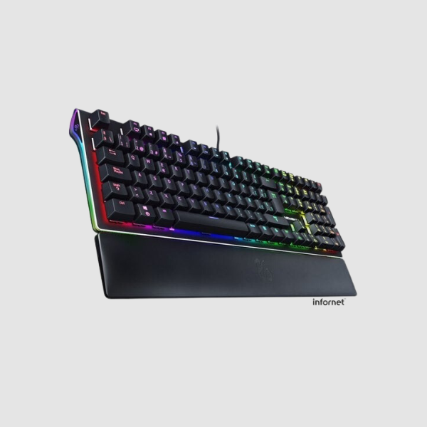 Teclado Neskill Serike mecánico Gaming Full RGB Switch azul