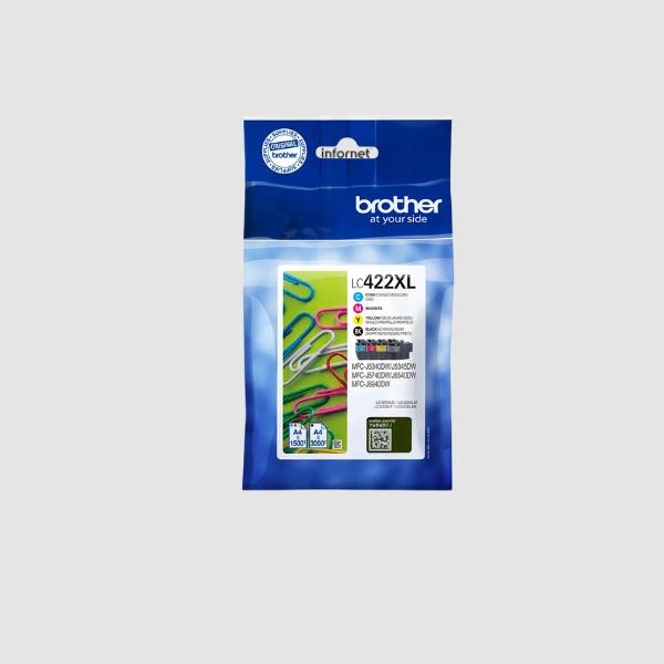 Cartucho de Tinta Original Brother LC422XL Pack