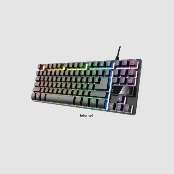 TECLADO GAMING THADO RGB GXT 833 TRUST