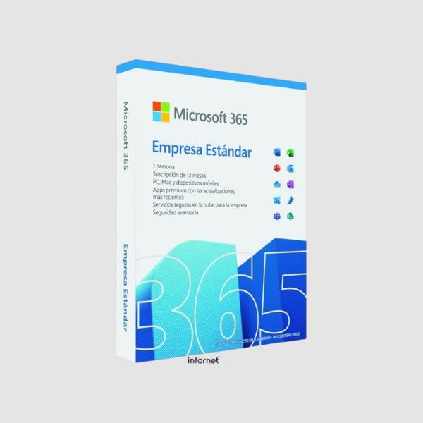 Microsoft Office 365 Empresa Estándar/ 1 Usuario/ 1 Año/ 5 Dispositivos