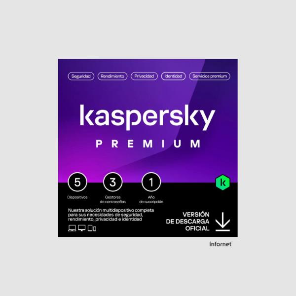 KASPERSKY PREMIUM 5 Lic. ELECTRONICA